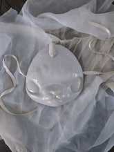Load image into Gallery viewer, Lavender Filigree Bun Ceramic Meep Mask