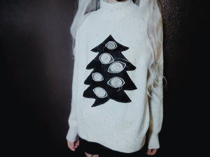Scary Christmas Tree Sweater