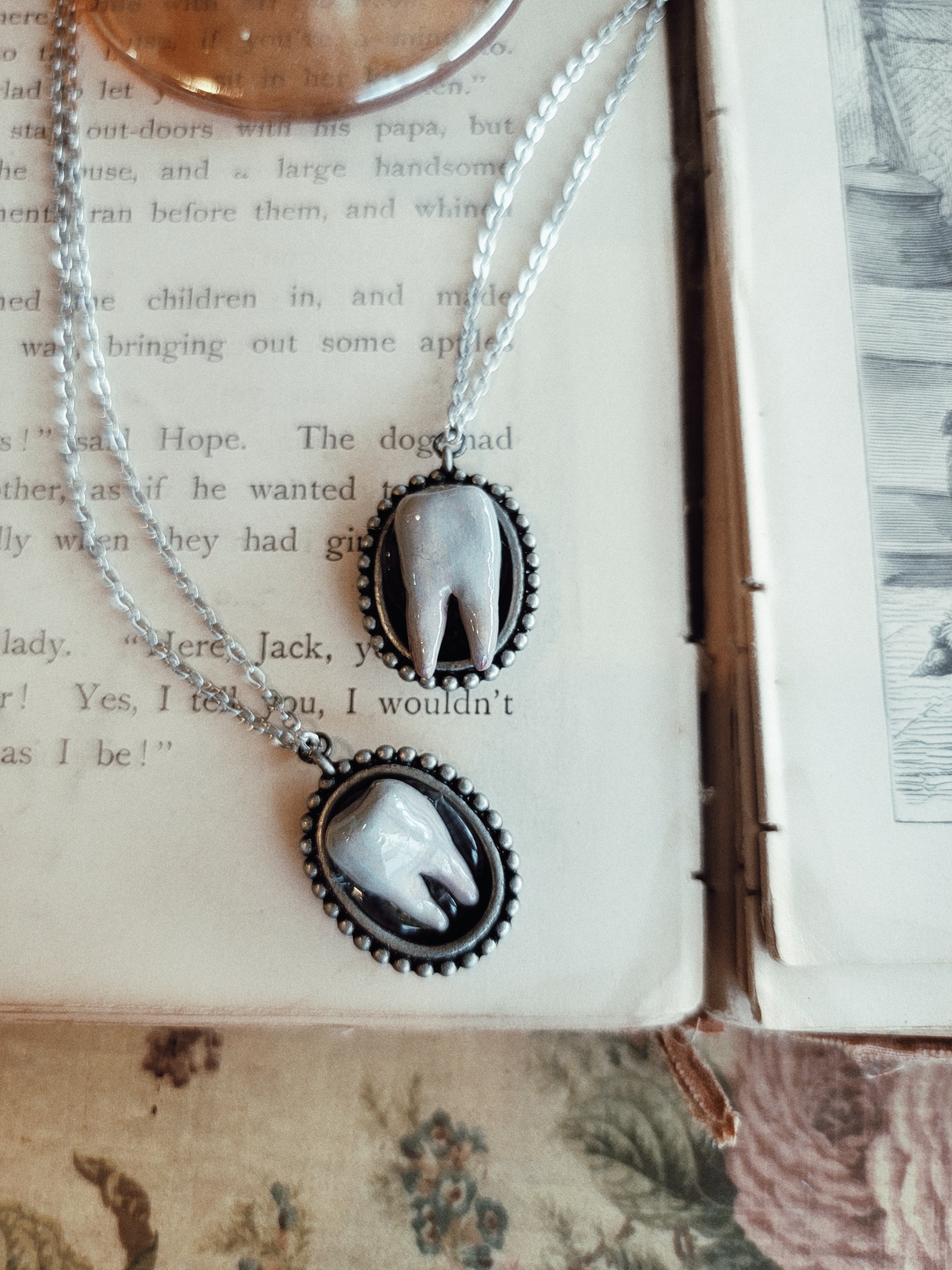 Tarnished Tooth Necklace