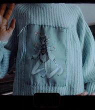 Load image into Gallery viewer, Pastel Blue Frosting Sweater

