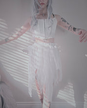 Load image into Gallery viewer, Distressed Flowy Skirt
