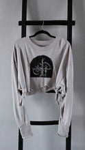Load image into Gallery viewer, Moth-bitten crop sweater
