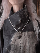 Load image into Gallery viewer, Angel Bat Rose Quartz Necklace
