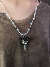 Load image into Gallery viewer, Black Cat necklace

