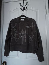 Load image into Gallery viewer, Sword Sigils Cropped Hoodie

