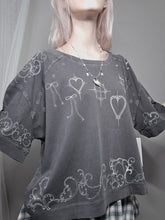 Load image into Gallery viewer, Filigree ribbon crop top
