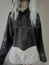 Load image into Gallery viewer, Haunted Garden Cropped Hoodie
