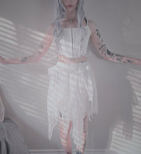 Load image into Gallery viewer, Distressed Flowy Skirt
