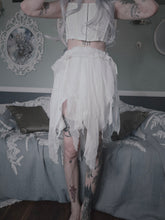 Load image into Gallery viewer, Distressed Flowy Skirt
