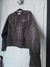 Load image into Gallery viewer, Sword Sigils Cropped Hoodie
