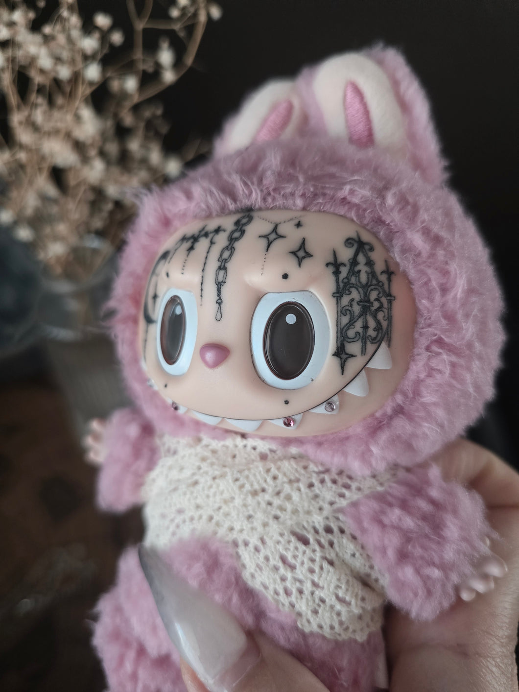 Amy's custom tattooed bubu + oil