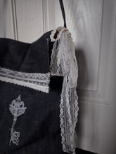 Load image into Gallery viewer, Denim key tote bag
