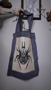 Cathedral Beetle Lavender Tote Bag