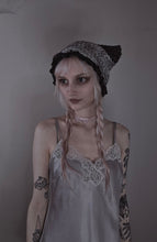 Load image into Gallery viewer, Cat Ear Striped Crochet Hat
