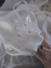 Load image into Gallery viewer, Snow Kitsune Ceramic Meep Mask
