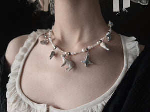 Iridescent Circus Critters Choker