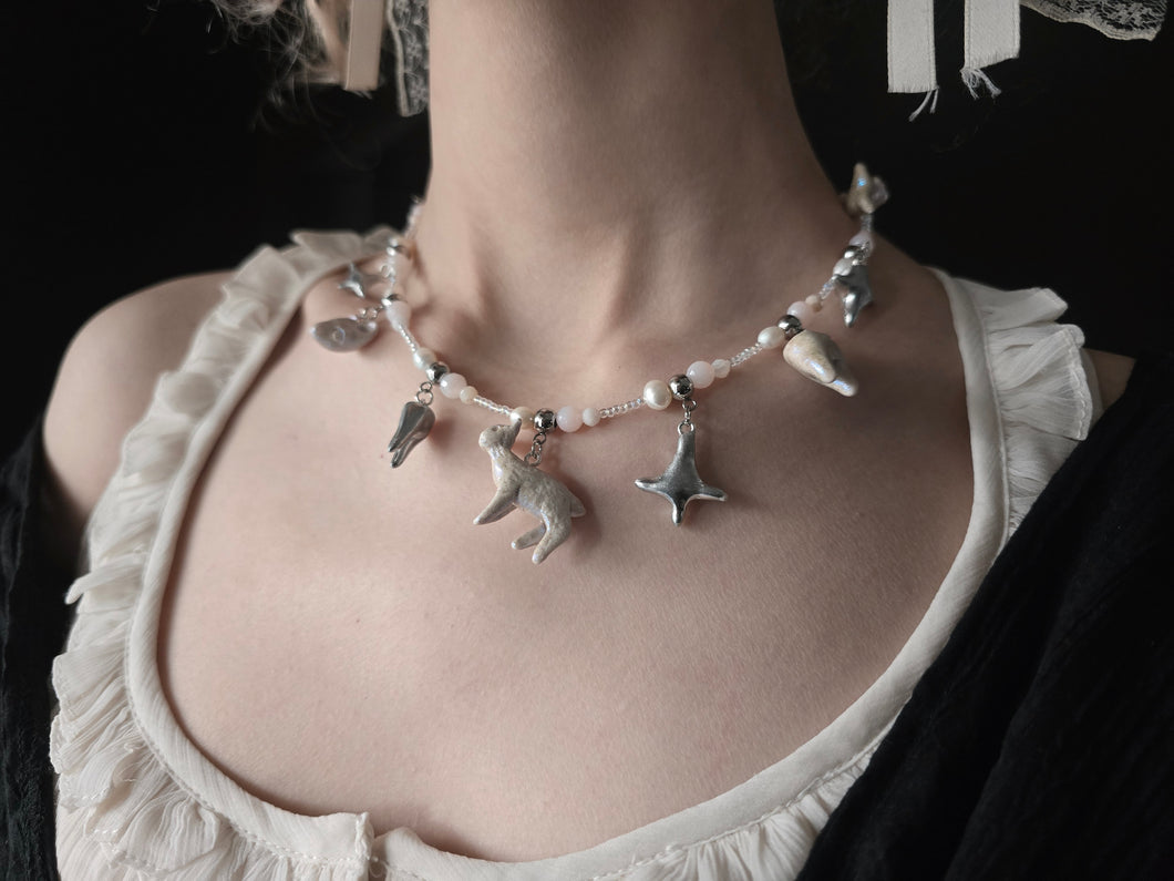 Iridescent Circus Critters Choker