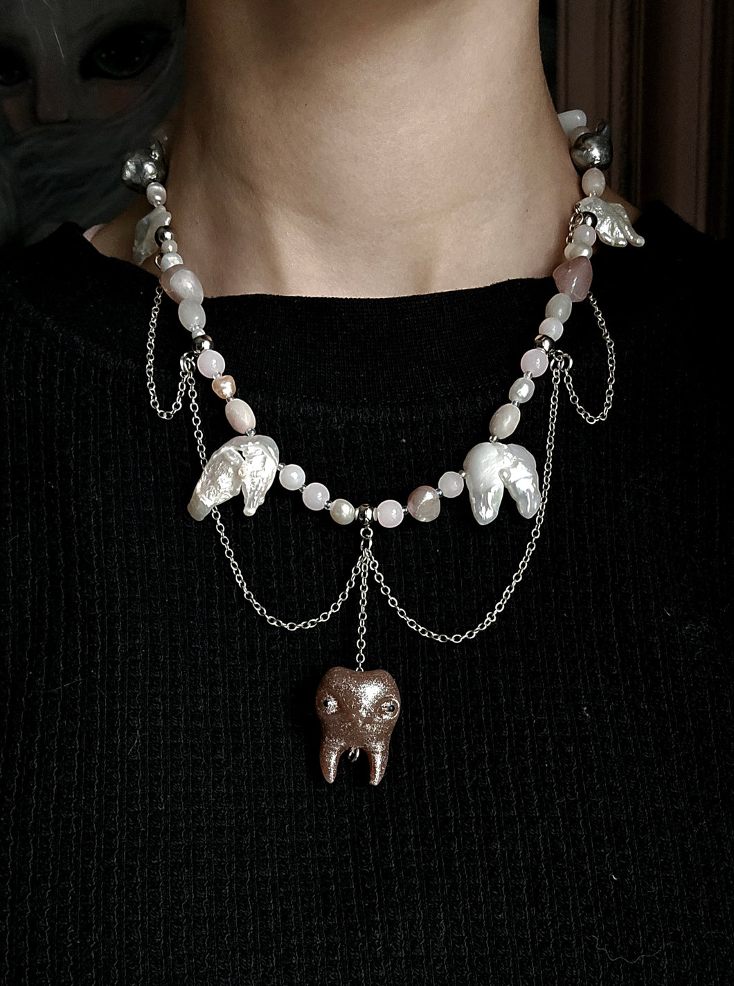 Tooth and Freshwater Pearls