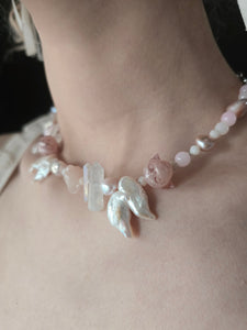 Pearl Teeth and Critters Choker