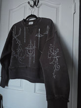 Load image into Gallery viewer, Sword Sigils Cropped Hoodie
