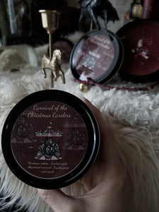 Carnival of the Christmas Carolers Candle
